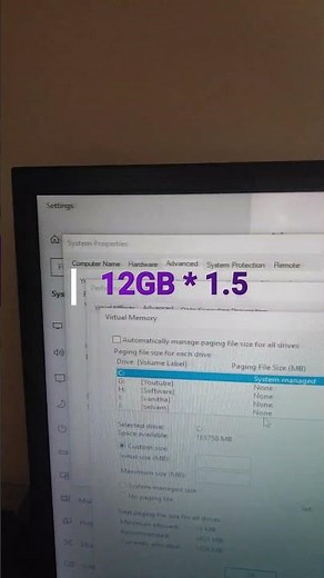 🚀 Speed Up Windows by Adding Virtual Memory | Quick Fix | Easy Tutorial #shorts #windows #tech #diy