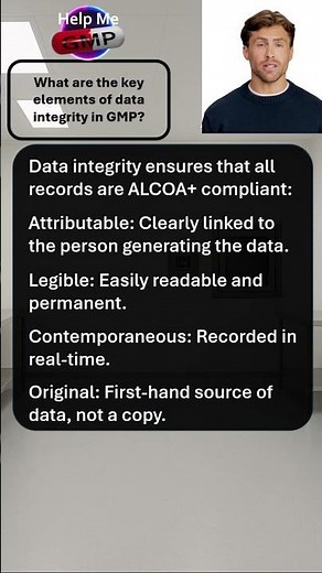 Data Integrity in GMP | Key Elements Explained Simply | GMP Basics | Help Me GMP