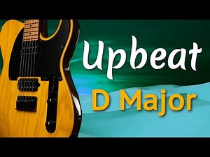 Upbeat Pop Rock Backing Track Jam in D Major (Ionian Mode)
