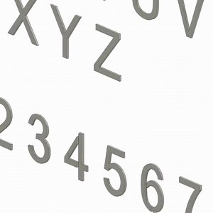 Alphabet Letters & Numbers Dxf Dwg Ai Eps Pdf Svg Stl Files / Dxf Letters Cut Ready / Dxf Font Files for Plasma / Dxf Font Files for Laser - Etsy