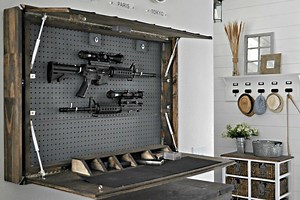 9 DIY Gun Safe and Cabinet Ideas to Store Your Firearms