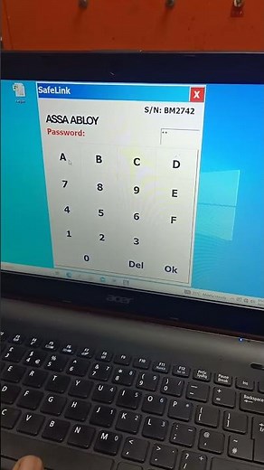how to do the new assa abloy safe box programing 2