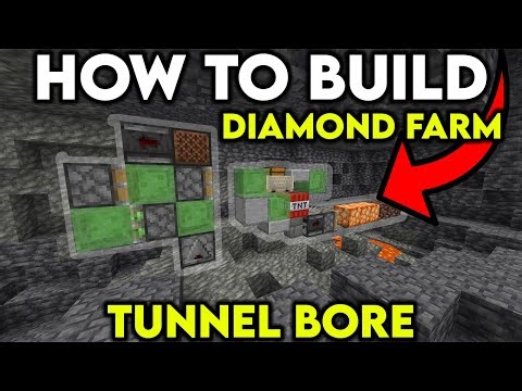 How to Make a Diamond Farm in Minecraft 1.21 - Diamond Tunnel Bore