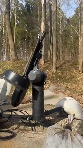 Armory X on Instagram: "Compact Russian anti-drone turret under experimentation. This system is being developed for installation on armored vehicles to effectively neutralize approaching FPV drones. @waraholics2.0