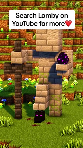 Epic Statue in Minecraft!⚔️🔮 #minecraft #minecraftbuilding #minecrafttutorial #minecraftbedrock #foryou