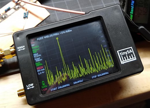 Product Review: The TinySA, A Shirt-Pocket Sized Spectrum Analyzer