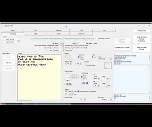 Writing Your Hand Written Text With a Plotter [G-Code]