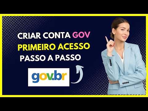 Criar conta gov.br Primeiro acesso (Passo a Passo)