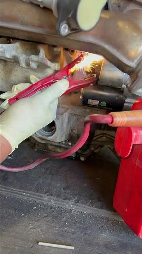 How to perform a compression test when the engine is not in the car