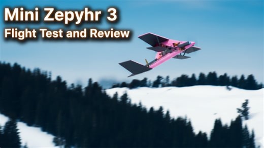 Flight test of the mini Zephyr 3 – build and flight overview