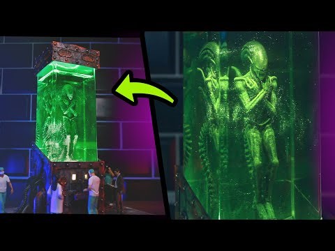 DIY - Alien Lab Diorama Resin Lamp - Xenomorph Lamp / Resin Light How To Make Alien incubator