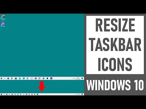 Resize The Taskbar Icons in Windows 10 | How to Change Taskbar Icons Size in Windows 10 | EASY