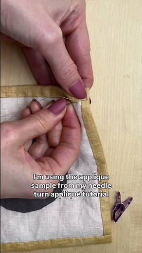 Quilt binding for beginners- frame your textile art with the backing fabric