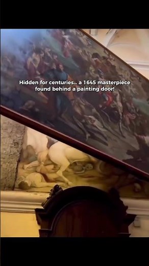 A 1645 Masterpiece Found Hidden Behind a Painting Door! 🔥🐉