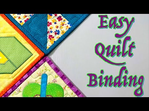 Easy Quilt Binding Tutorial For Beginners | The Sewing Room Channel