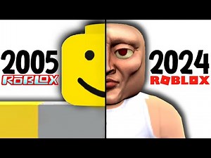 La evolución de Roblox 2005-2024