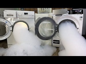 Experiment - Uncontrollable Sudslock x 3 - in my Washing Machines