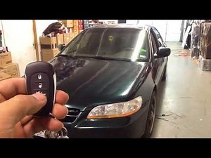 2001 Honda Accord prestige remote start alarm aps787a