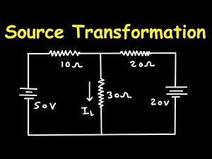 Source Transformation Problem | Electrical Engineering