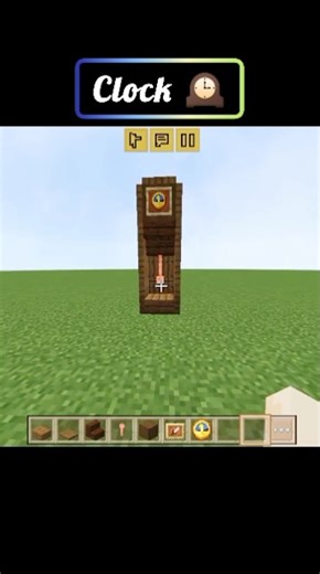 Big Clock 🕰️ Build Hacks in Minecraft #minecraft #viral #trending #montagemmeau