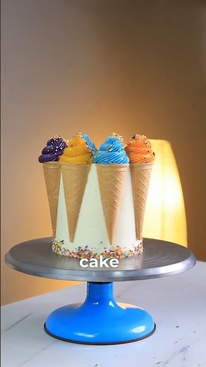 How to make an ice cream cake with low effort 🍦