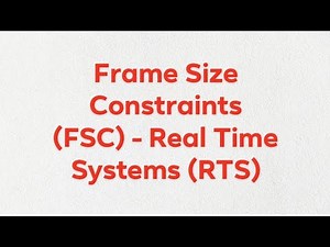 Frame Size Constraints (FSC) #Example1