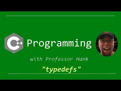 C++ Tutorial: typedefs // how to use typedef to create synonyms and aliases