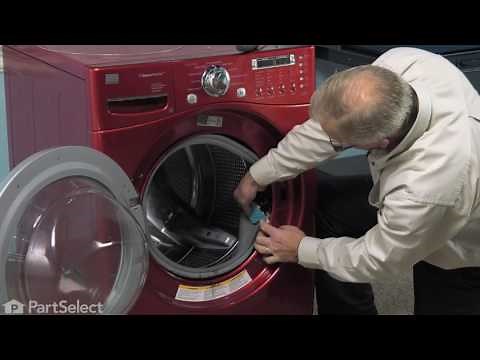 Washer Repair - Replacing the Door Lock Assembly (LG Part # EBF49827801)