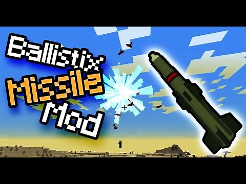 MINECRAFT HAS MISSILES?! (Ballistix)