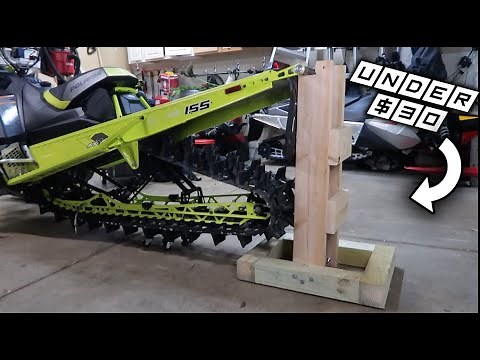 DIY Snowmobile Track Stand!