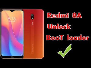 Redmi 8a Bootloader Unlock