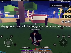 Ashen Storm Showcase in Shindo Life - Boss Location, Moves, and More