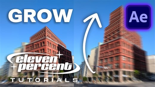 How to create a stack-up building growing effect – After Effects tutorial