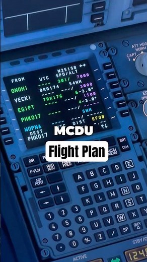 🧭 Programming a Flight Plan on the iniBuilds Airbus A320 Neo MCDU #microsoftflightsimulator 2024