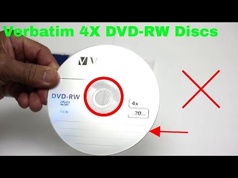 ✅ How To Use Verbatim 4X DVD-RW Discs Review