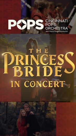The Princess Bride with the Pops? As you wish! The great Peter Falk narrates the romantic tale of the beautiful maiden, Buttercup, and her one true love, a young farm hand named Westley SEP 9-10 at Music Hall! Missing this cinematic concert experience would be inconceivable! Tickets Info→ bit.ly/Pops-Princess-Bride | Cincinnati Pops Orchestra