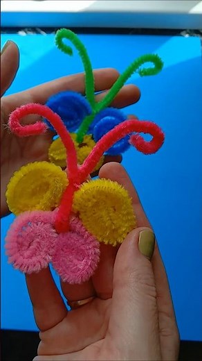 DIY Fuzzy Wire Butterflies – Easy and Fun Craft Idea! #annasafonyuk #diy #art