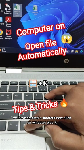 🔥How to Automatically Open Files on Your #Computer? #windows #trending #tips #tricks #viral #video