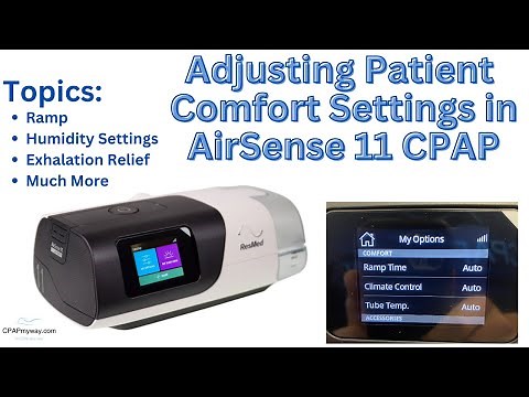 Adjusting Patient Settings on AirSense 11 CPAP