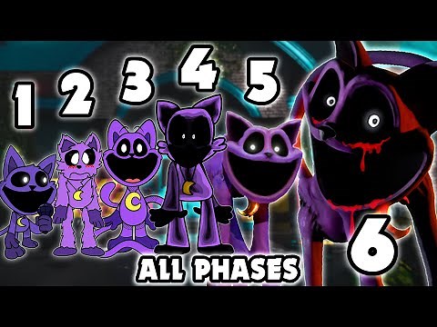 Catnap ALL PHASES | Friday Night Funkin' VS Catnap | Poppy Playtime Chapter 3 (FNF MOD)