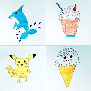 94K views · 105 reactions | Creative and Easy Step by Step Drawing Tutorials for Kids | Art & Craft | Facebook