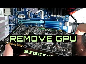 9 Quick Steps to Remove a Graphics Card From Your PC