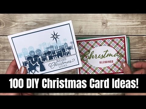 100 DIY Christmas Card Ideas You Can Make