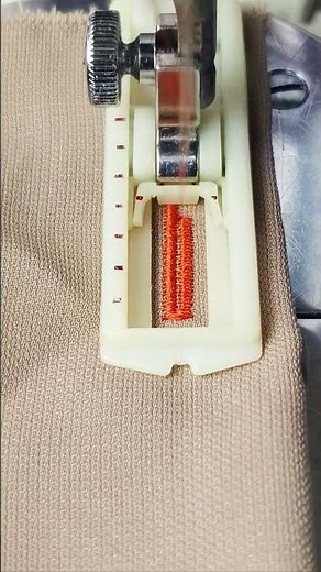 Sewing buttonhole pattern using a semi portable sewing machine #sewing
