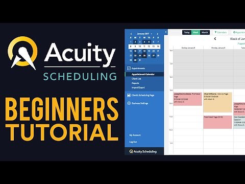 Acuity Scheduling Tutorial 2025 (For Beginners)