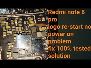 redmi note 8 pro logo restart no power on problem fix 100% tested solution