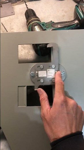 Interlock kit install for main breaker box. #generator #electric #code
