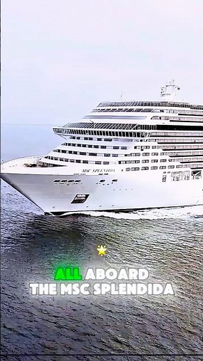 MSC Splendida in 20 Seconds (Full Review on My Channel)