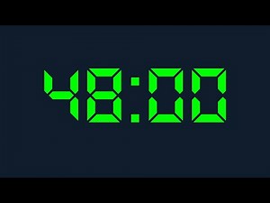 48 Minute Timer Digital and 48 Minutes Countdown Digital