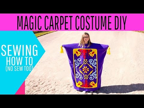 Easy Aladdin Magic Carpet Costume DIY!